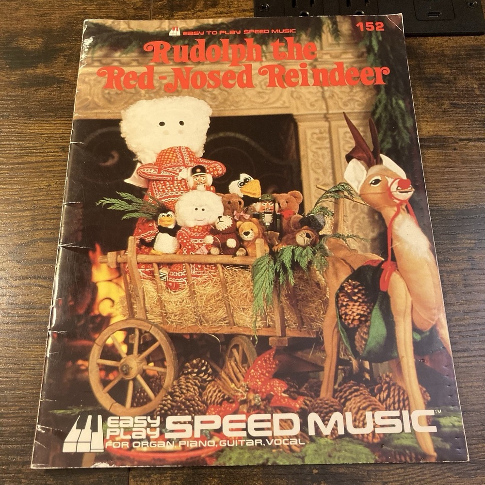 Rudolph The Red Nosed Reindeer TV Movie Songbook Piano Guitar Couple of Misfits
